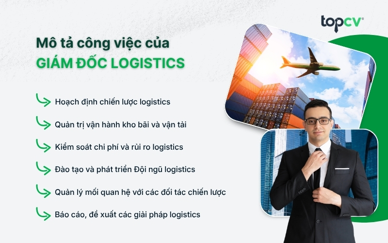 Mô tả công việc của Giám đốc Logistics